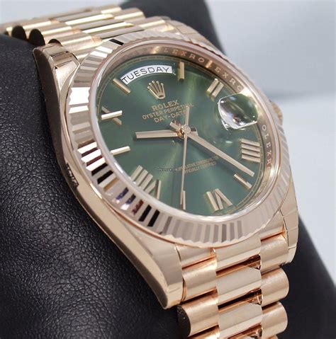 green face presidential rolex|rolex day date 228235.